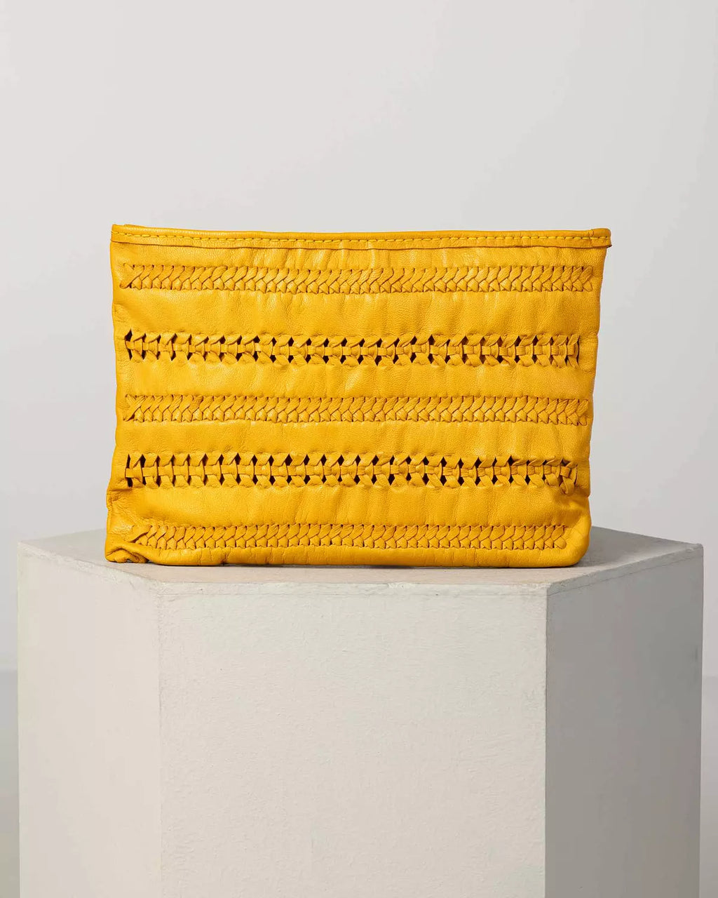 Long Braided Clutch