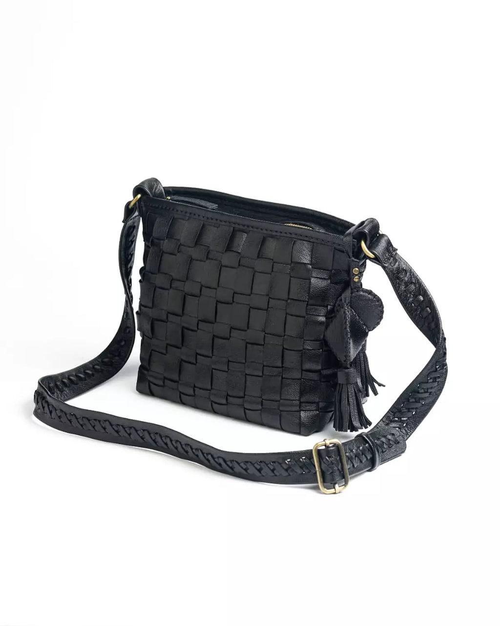 Woven Crossbody Bag