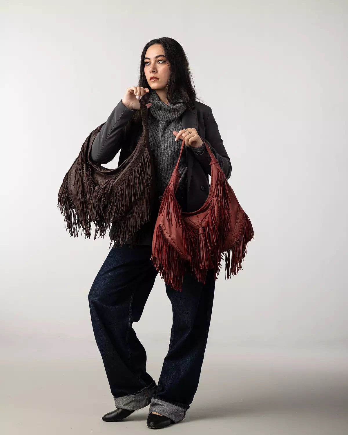 Side Fringes Bag