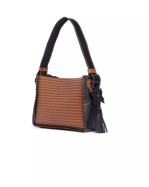 Contrast Woven Bag