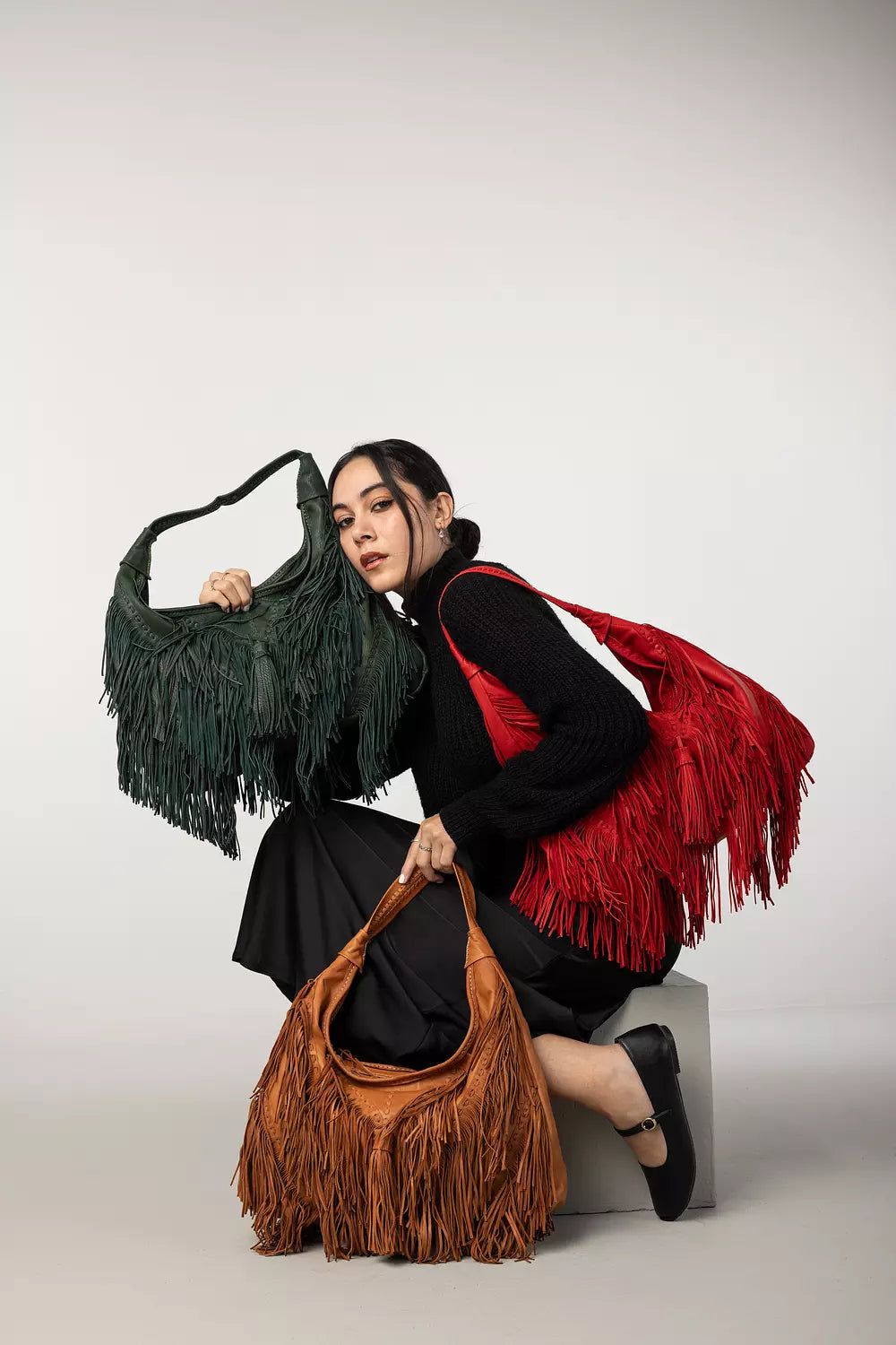 Side Fringes Bag