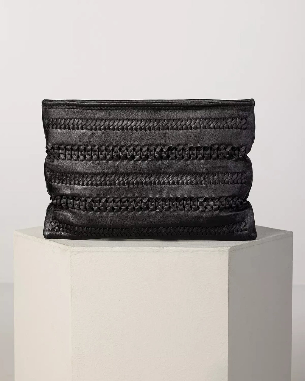 Long Braided Clutch