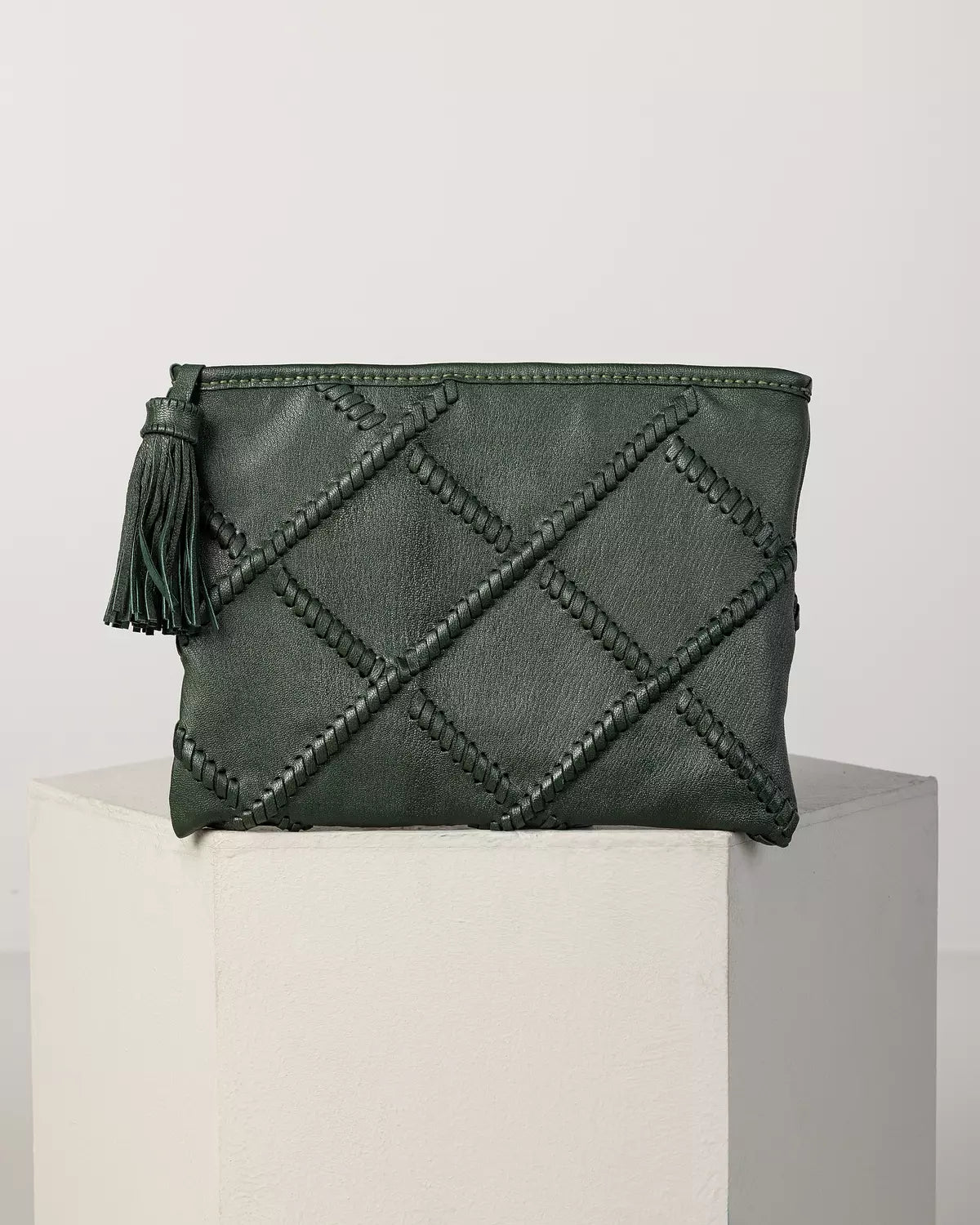 Square Braided Clutch