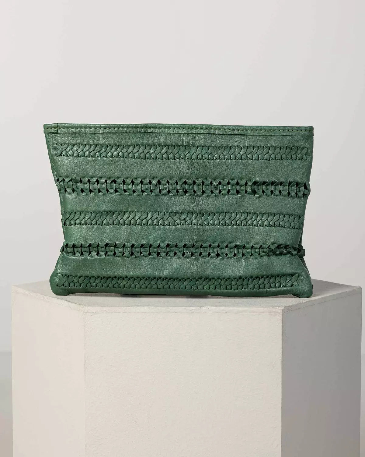 Long Braided Clutch