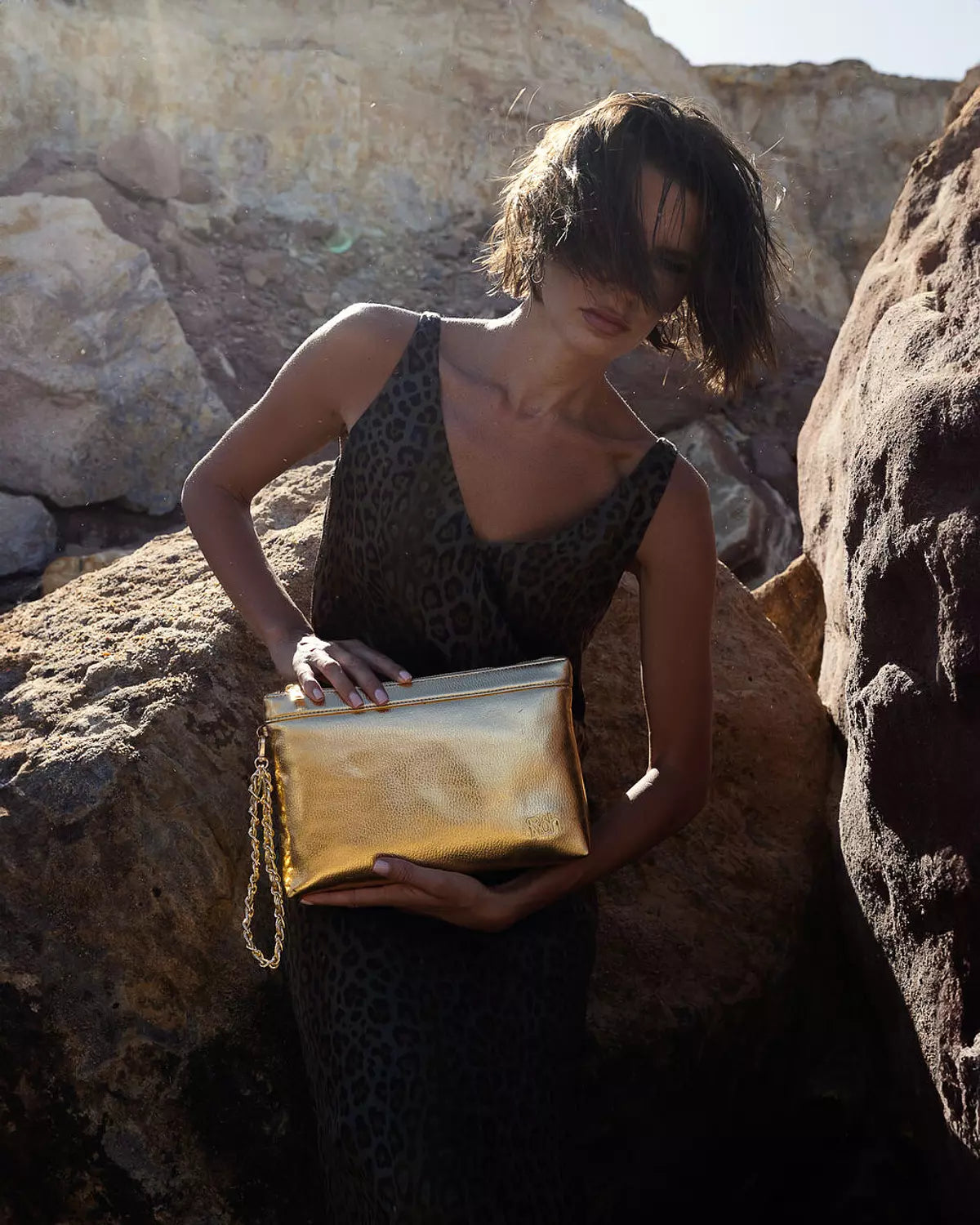 The Metallic Wristlet