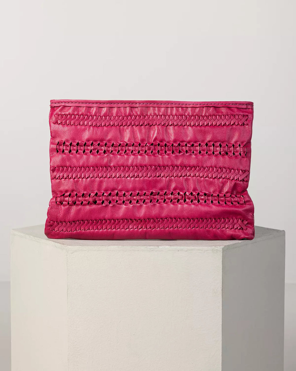 Long Braided Clutch