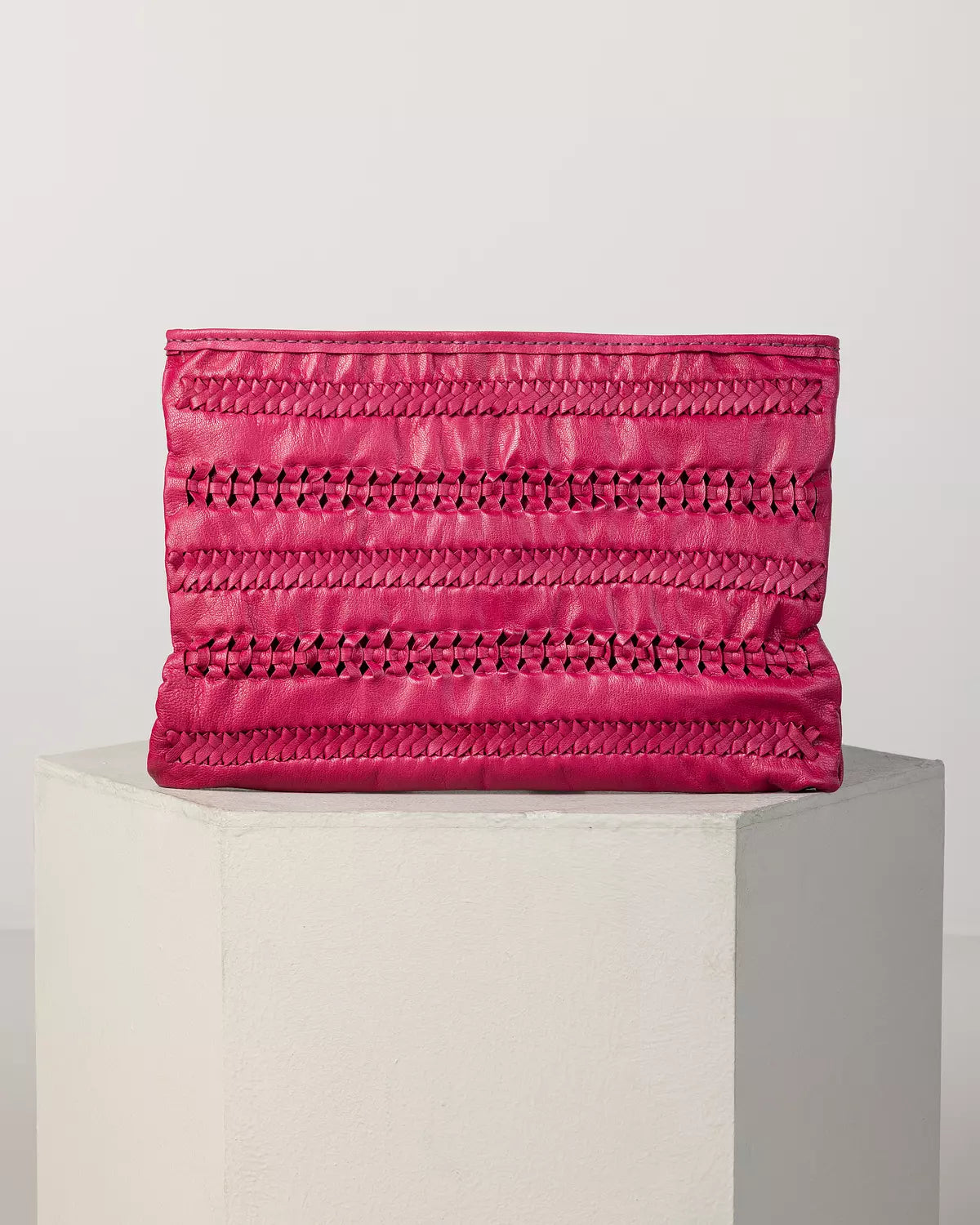 Long Braided Clutch
