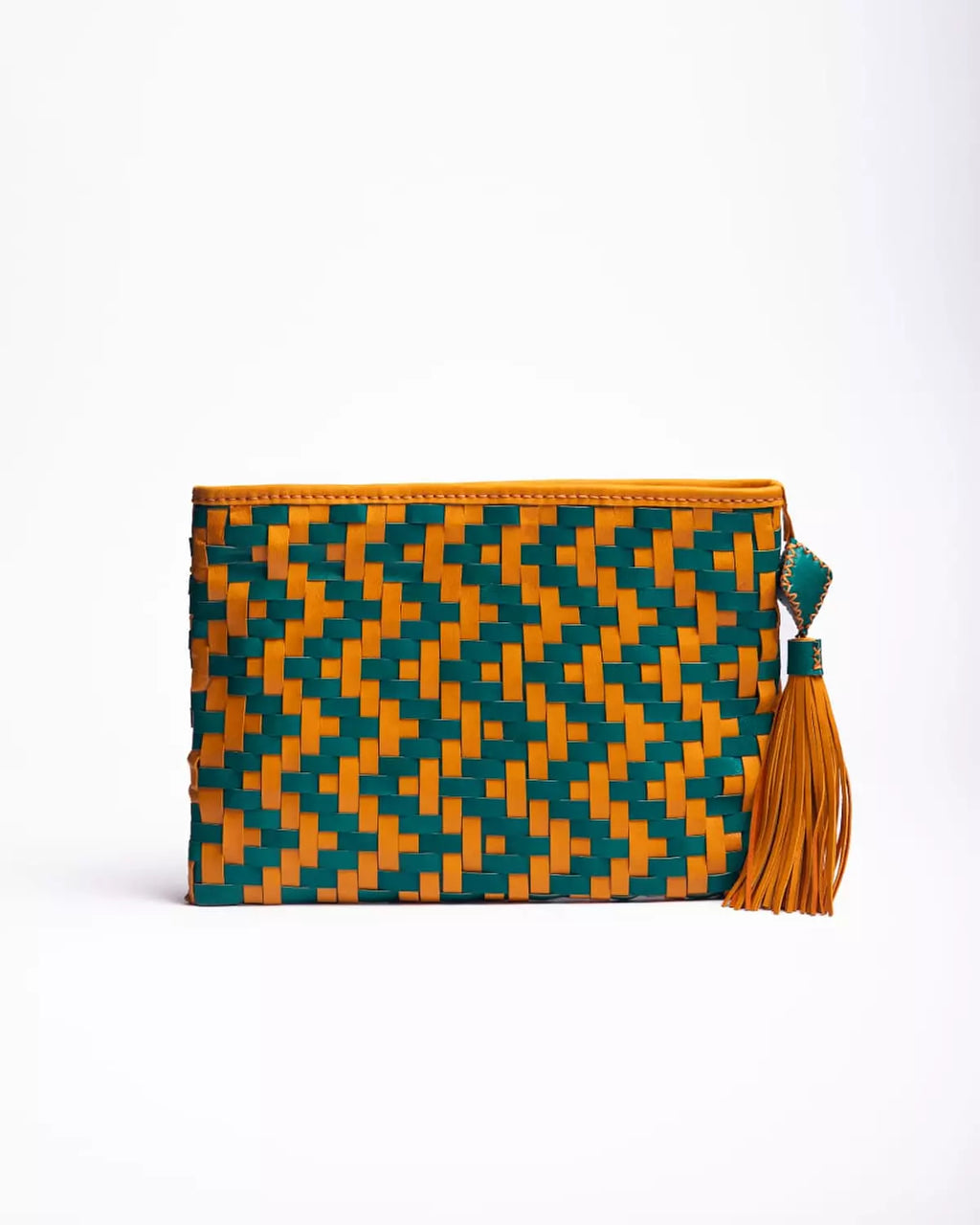The Aztec Woven Clutch