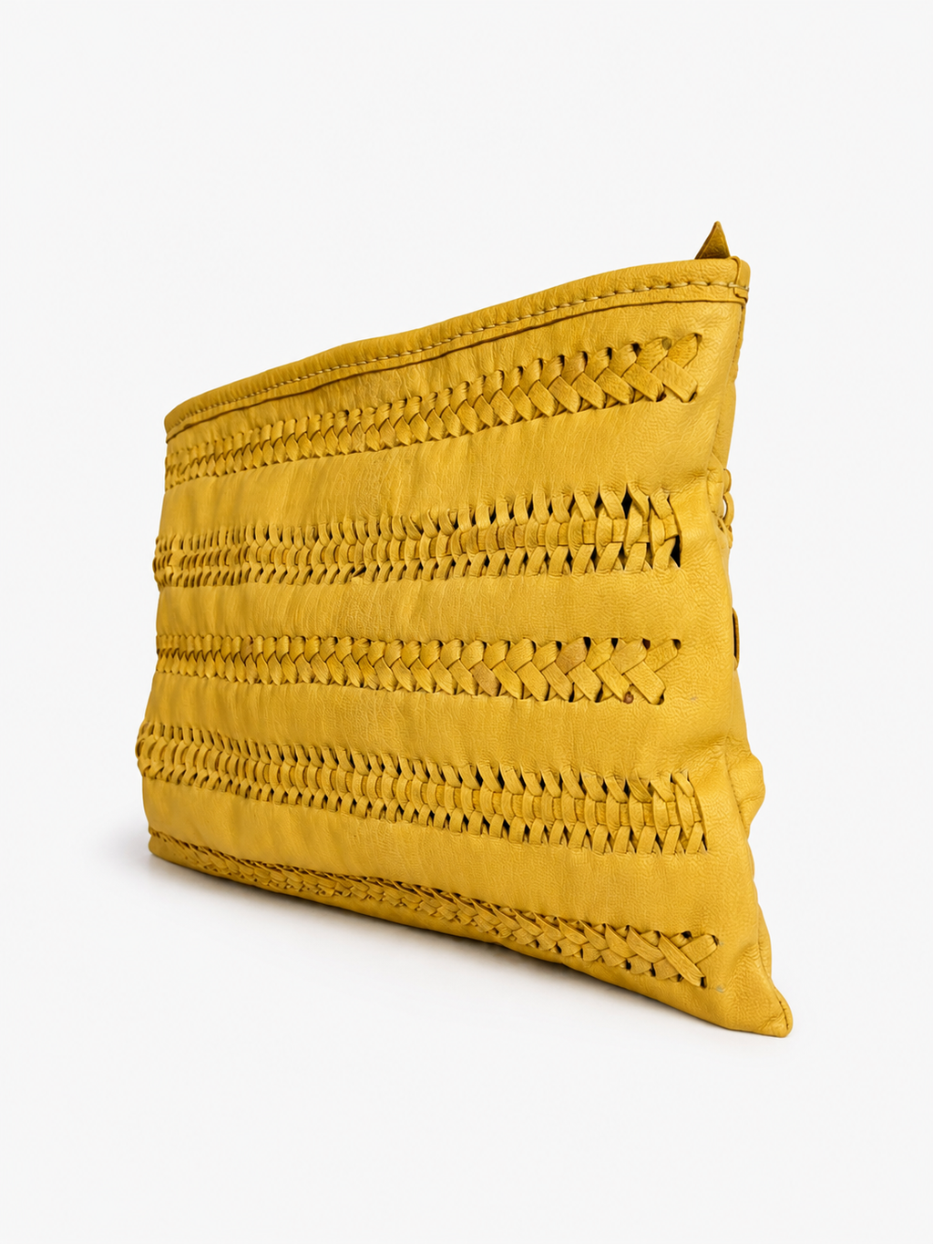 Long Braided Clutch