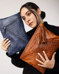 Woven Zippered Clutch