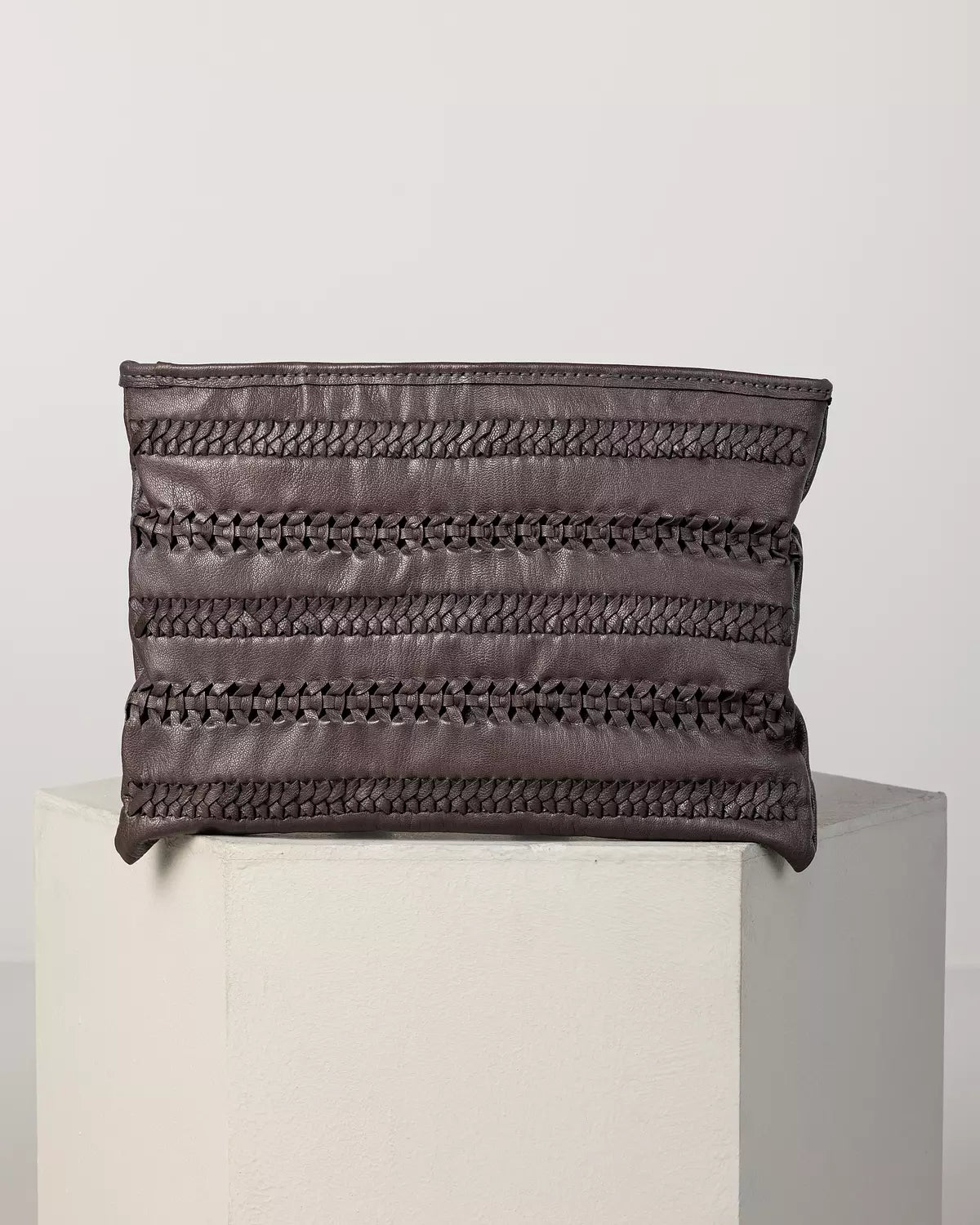 Long Braided Clutch