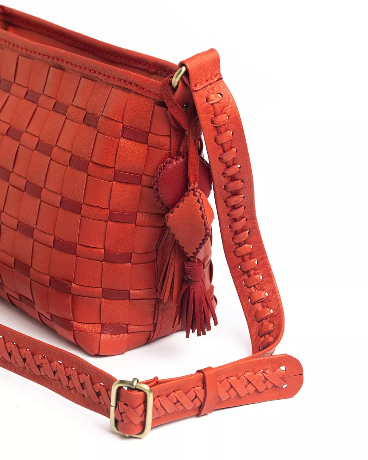 Woven Crossbody Bag